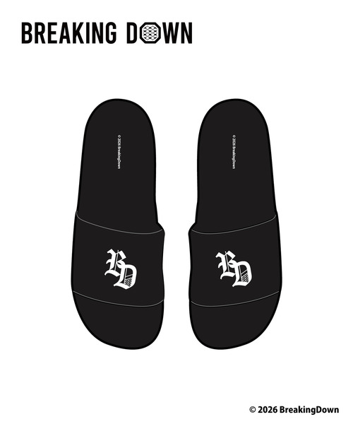 「BreakingDown」シャワーサンダル