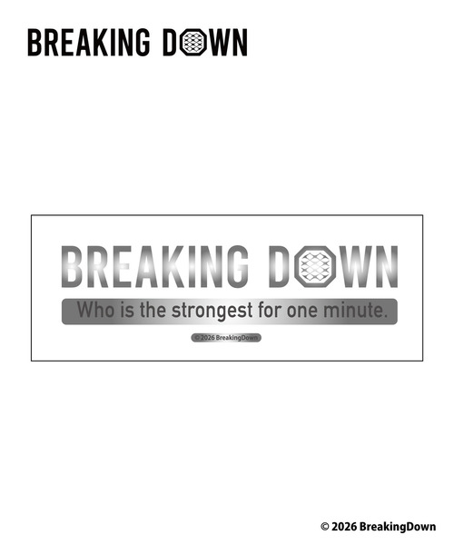 「BreakingDown」マルチステッカー
