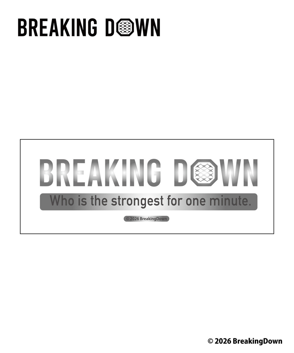 「BreakingDown」マルチステッカー 詳細画像 - 1