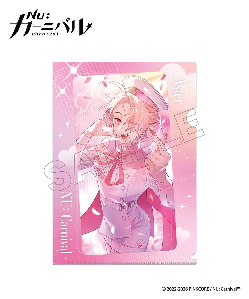 『NU: カーニバル』クリアファイルセットA（エイト・エスター・モルフィス） 詳細画像 - 3