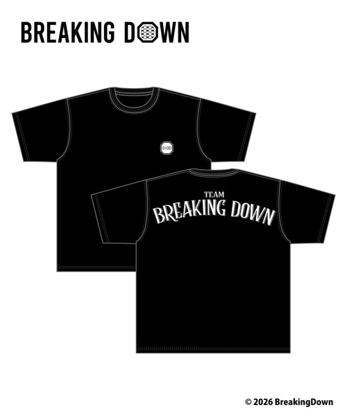 「BreakingDown」Tシャツ_B