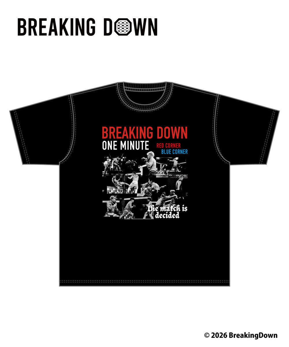 「BreakingDown」Tシャツ_C 詳細画像 - 1