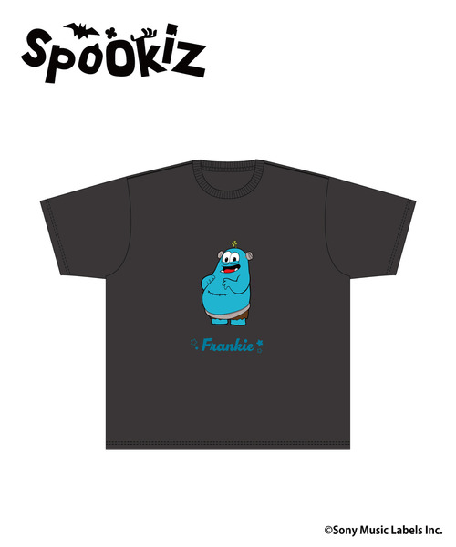 「Spookiz」さがら刺繡Tシャツ_Frankie