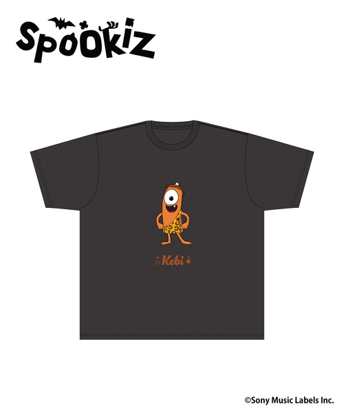 「Spookiz」さがら刺繡Tシャツ_Kebi