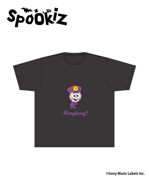「Spookiz」さがら刺繡Tシャツ_Kongkong