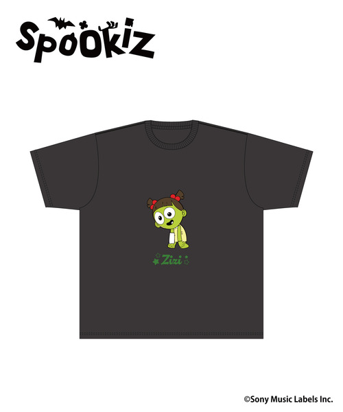 「Spookiz」さがら刺繡Tシャツ_Zizi
