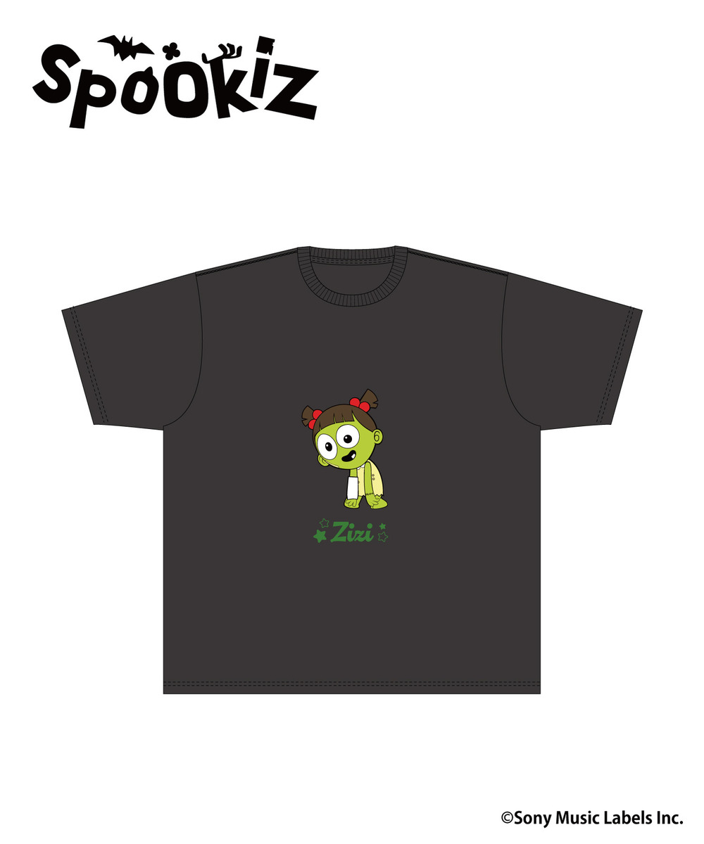「Spookiz」さがら刺繡Tシャツ_Zizi 詳細画像 - 1